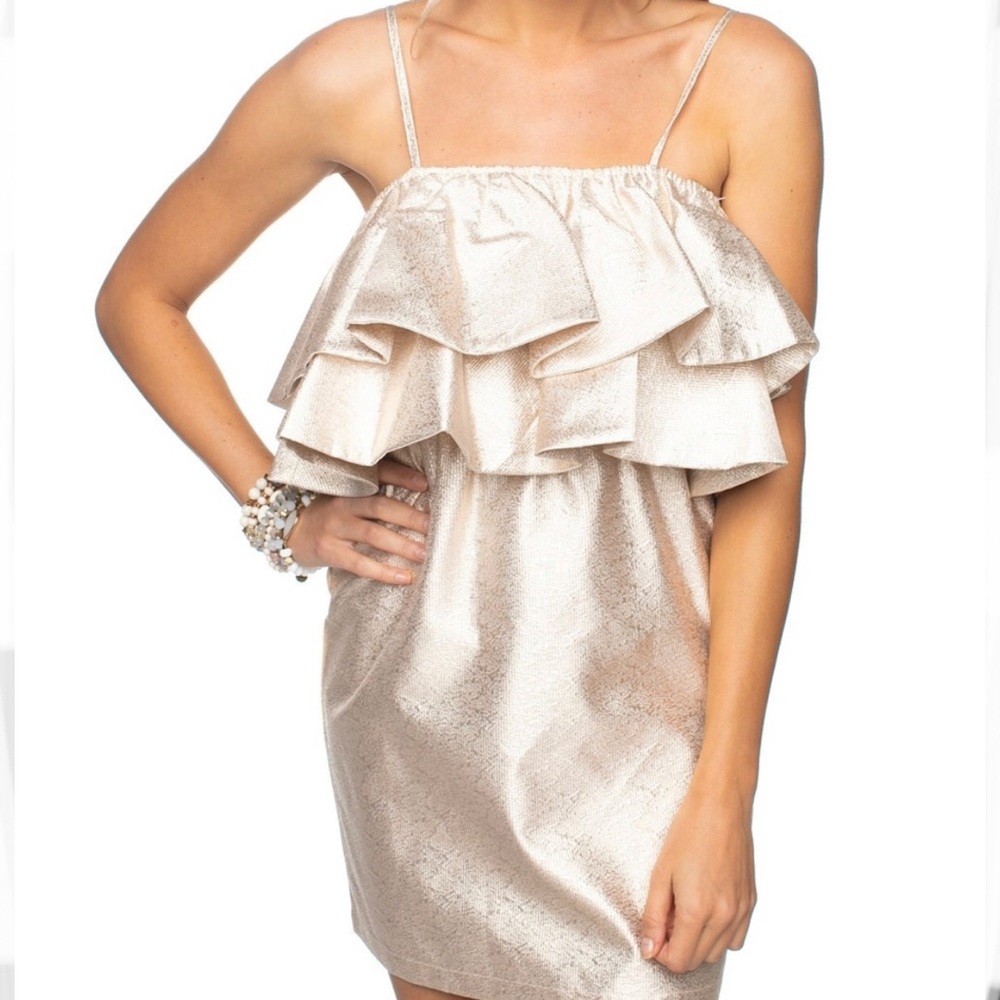 NWT BUDDYLOVE Ruffled Kelsey Cocktail Mini Dress